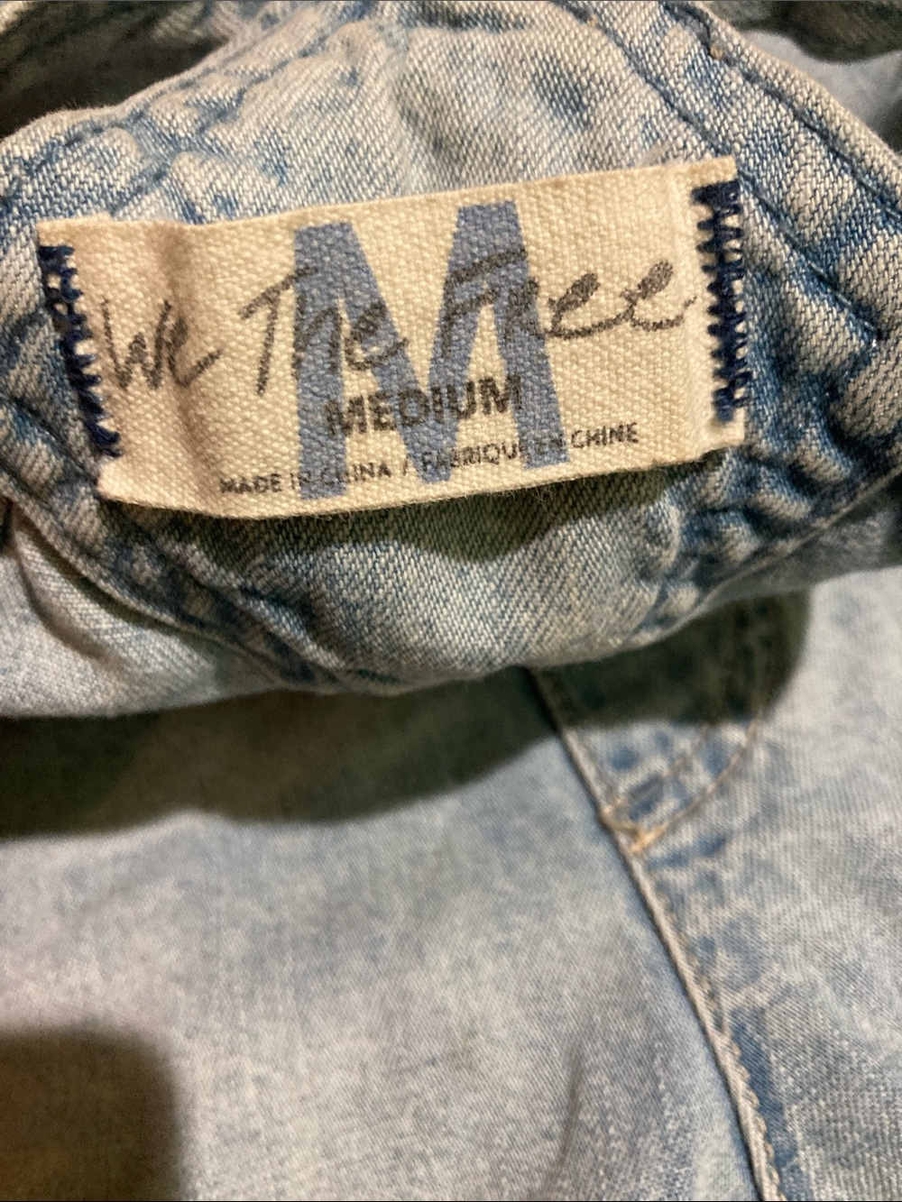 We the free light wash overall shorts!! - Picture 2 of 10